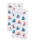 Sailboats Security Blanket, 2-pack