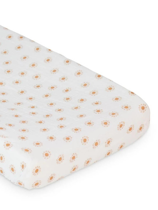 Muslin Changing Pad Cover, Suns