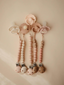 Luna Pacifier Clip, Blush