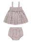 Mae Smocked Top + Bloomer Set, Lavender