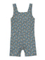 Rylee & Cru Malibu Bodysuit, Blue Floral