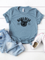 Mama Bear Sees All Women's Graphic Tee, Slate