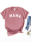 Mama Bold Women's Graphic Tee, Mauve