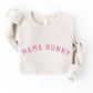 Mama Bunny Arch Women's Graphic Fleece Sweatshirt, Heather Dust