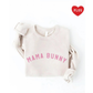 Mama Bunny Arch Women's Graphic Fleece Sweatshirt, Heather Dust