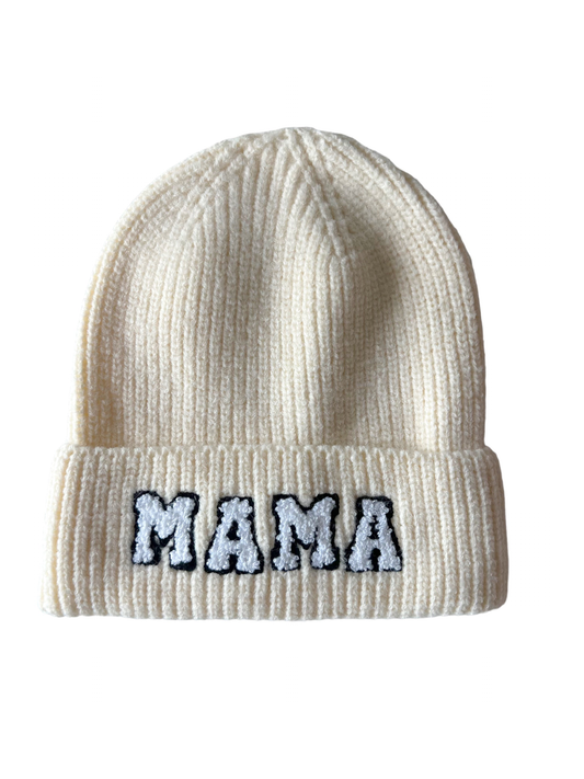 Mama Knit Hat, French Vanilla