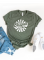 Mama Rays Women's Graphic Tee, Army Green