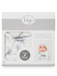 Hat & Swaddle Set, Marble