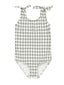 Rylee & Cru Millie One-Piece Swimsuit, Eucalyptus Check