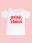 Mini Claus Kid's Graphic Short Sleeve Tee, White