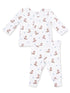 Ribbed Long Sleeve Henley Play Set, Mini Cowboy Boots
