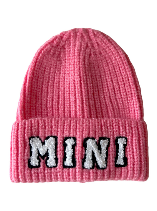 Mini Knit Hat, Bubblegum