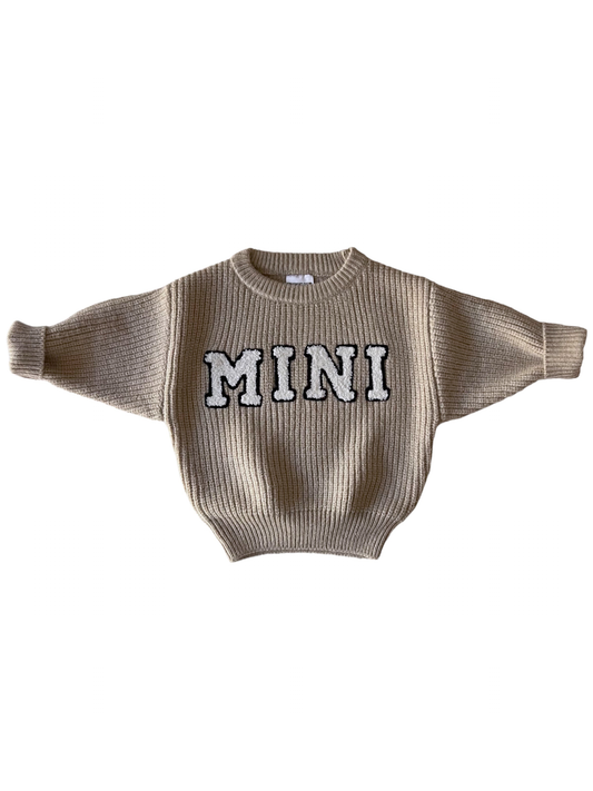 Mini Knit Sweater, Cocoa