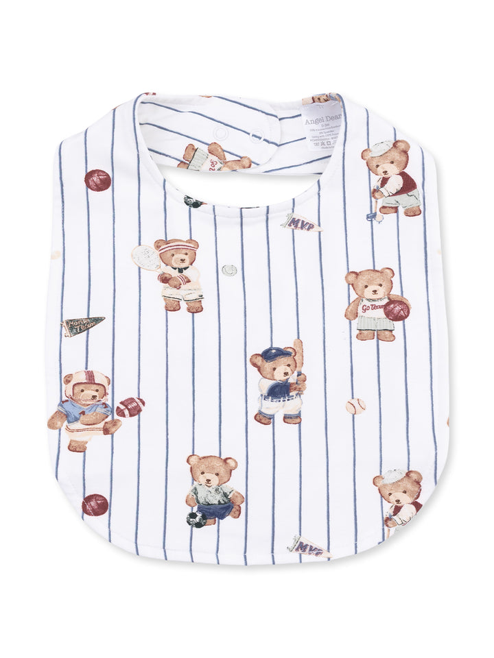Feeding Bib, Mixed Sports Bears