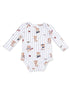 Long Sleeve Bodysuit, Mixed Sports Bears