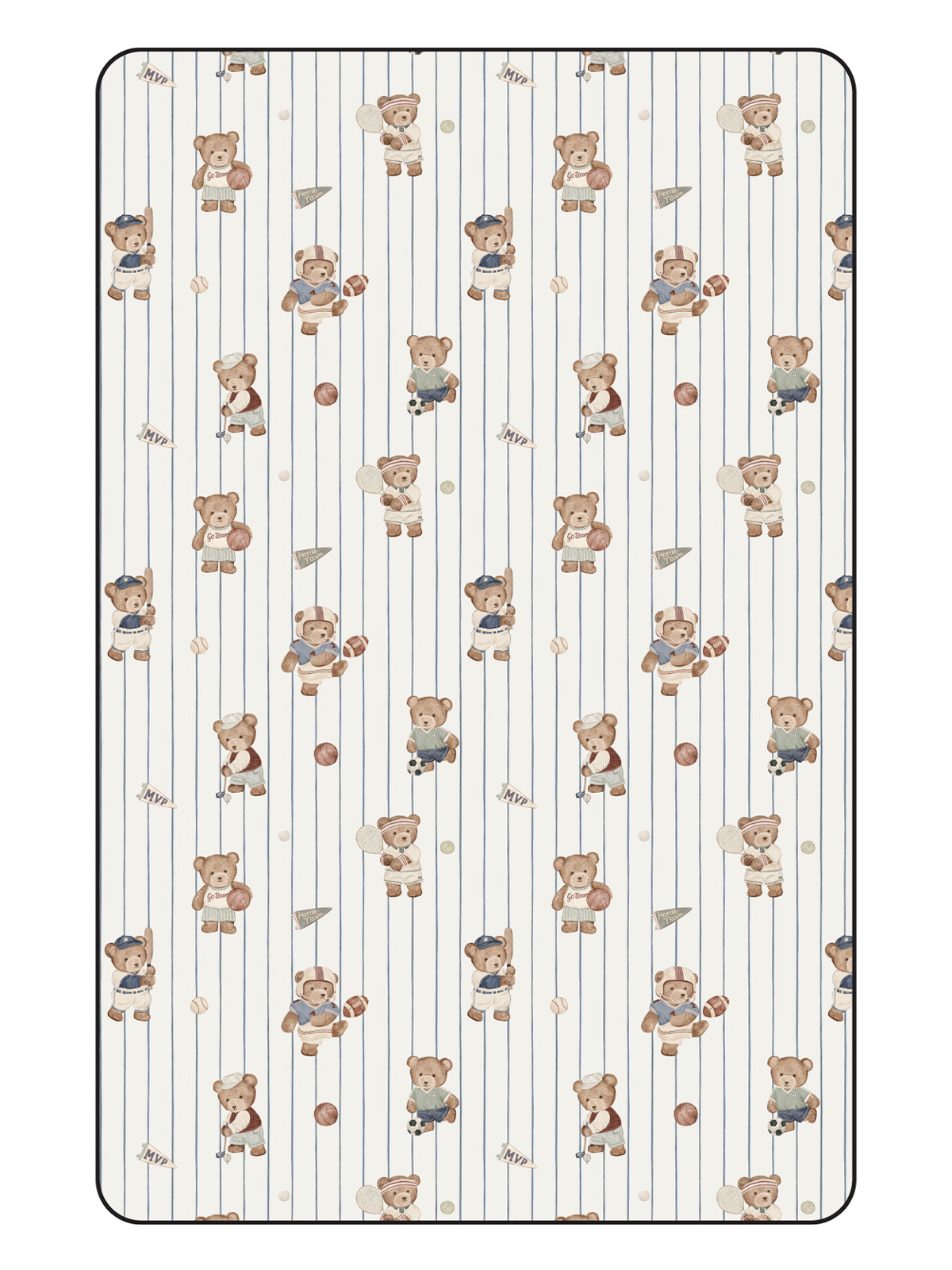 Crib Sheet, Mixed Sports Bears