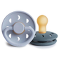 Moon Phase Natural Rubber Pacifier 2-Pack, Powder Blue / Slate