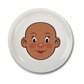 Ms. Food Face Dinner Plate