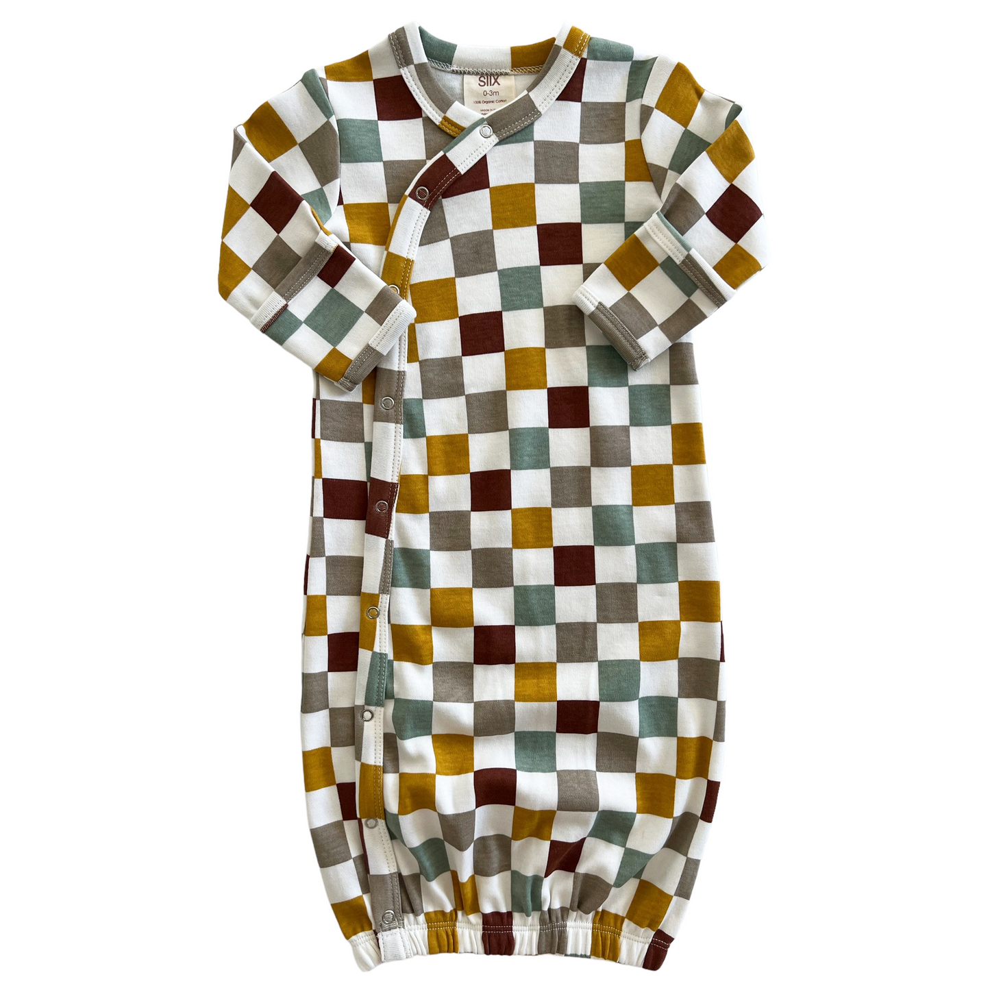 Cannoli Checkerboard / Organic Gown