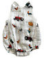 Muslin Retro Sunsuit, Tractors