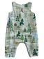 Muslin Sleeveless Romper, Mountain Cabin