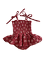 Muslin Smocked Bubble w/ Skirt, Daisy Dot