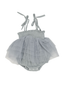 Muslin Tutu Bubble, Grey Grid