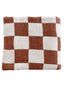 Phufy® Bliss Checker Sofa Blanket, Nutmeg