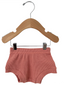 Organic Cotton Waffle Shorts, Dusty Rose