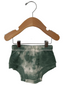 Organic Cotton Waffle Shorts, Matcha Tie Dye