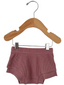 Organic Cotton Waffle Shorts, Winterberry