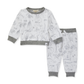 Organic French Terry Top & Pant Set, Bunny Toile