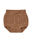 Organic Knit Tie Bloomer, Cinnamon