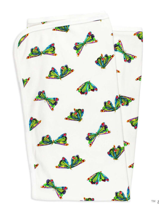 Organic Swaddle Blanket, Butterfly