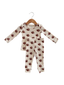 Organic Waffle 2-Piece Set, Bear Paw