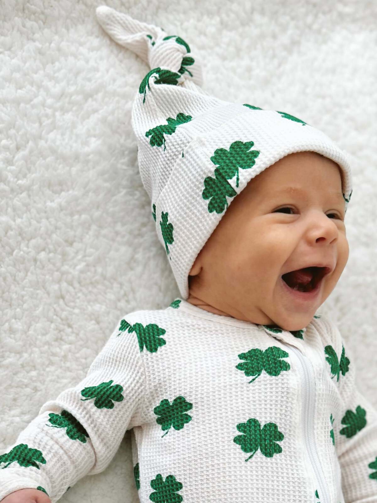 St patrick's day deals baby boy outfit