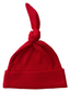 Organic Waffle Knot Beanie, Red