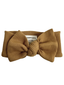 Organic Waffle Knot Bow, Honey