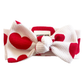 Organic Waffle Knot Bow, Red Heart