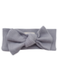 Organic Waffle Knot Bow, Silver