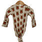 Organic Waffle Knotted Gown, Reindeer