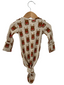 Organic Waffle Knotted Gown, Reindeer