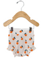 Organic Waffle Ruffle Bloomer, Oranges