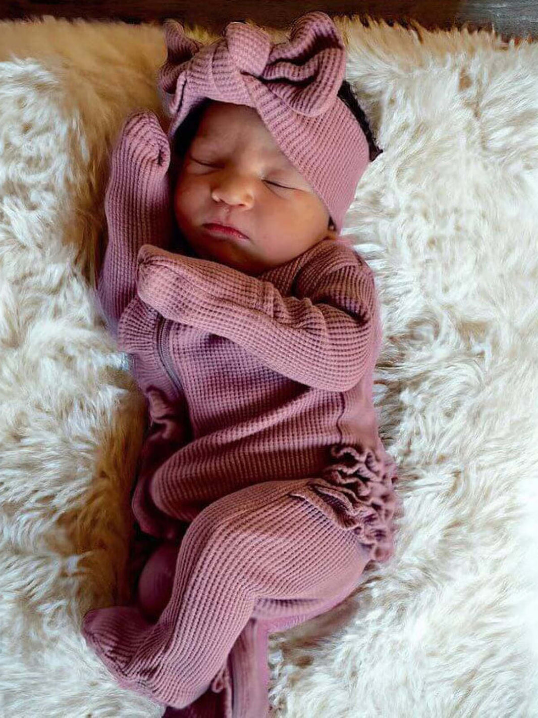 Baby Girl Honey Blossom Footie