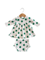 Organic Waffle Simple Dress & Bloomer, Clover