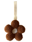 Pacifier Lovey, Brown Flower