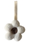 Pacifier Lovey, White Flower