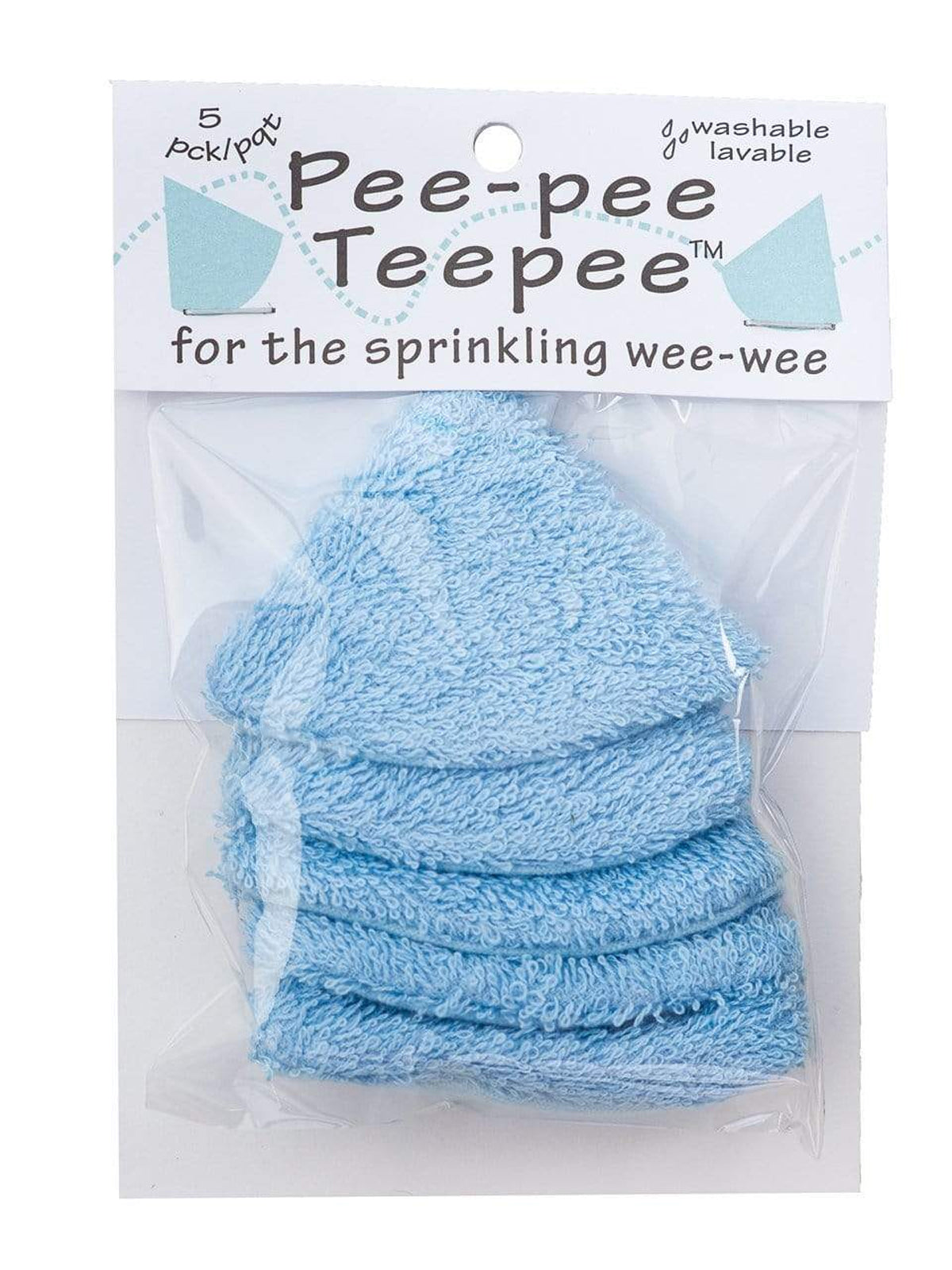 Pee-Pee Teepee, Terrycloth Blue