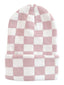 Baby's First Hat®, Petal Pink/Warm White Checkerboard