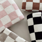 Phufy™ Bliss Checker Sofa Blanket, Nutmeg